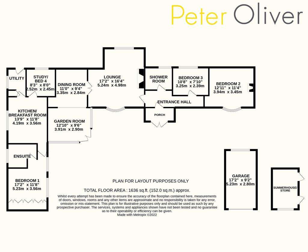 4 bedroom detached house for sale - floorplan