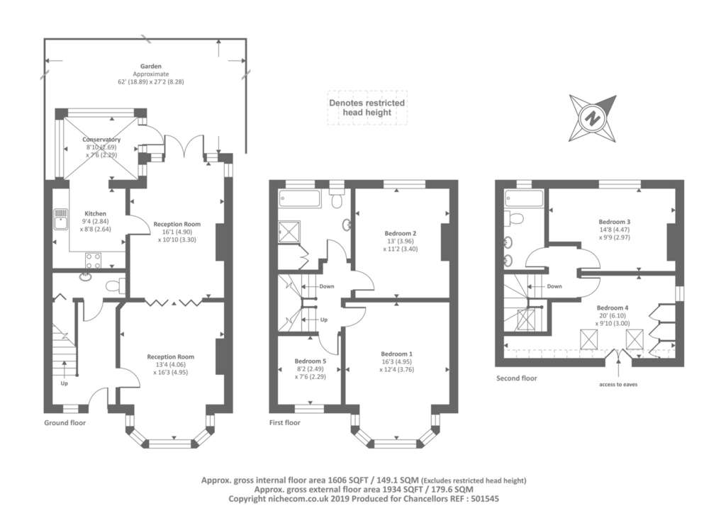 5 bedroom semi-detached house to rent - floorplan