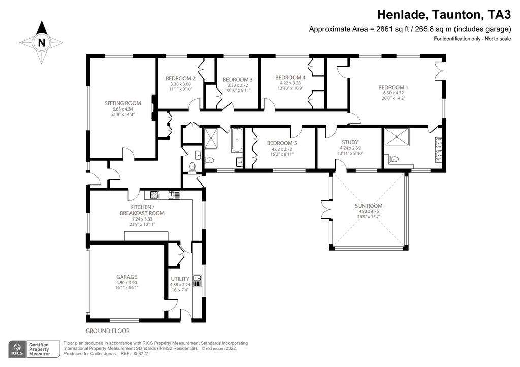 5 bedroom detached house to rent - floorplan