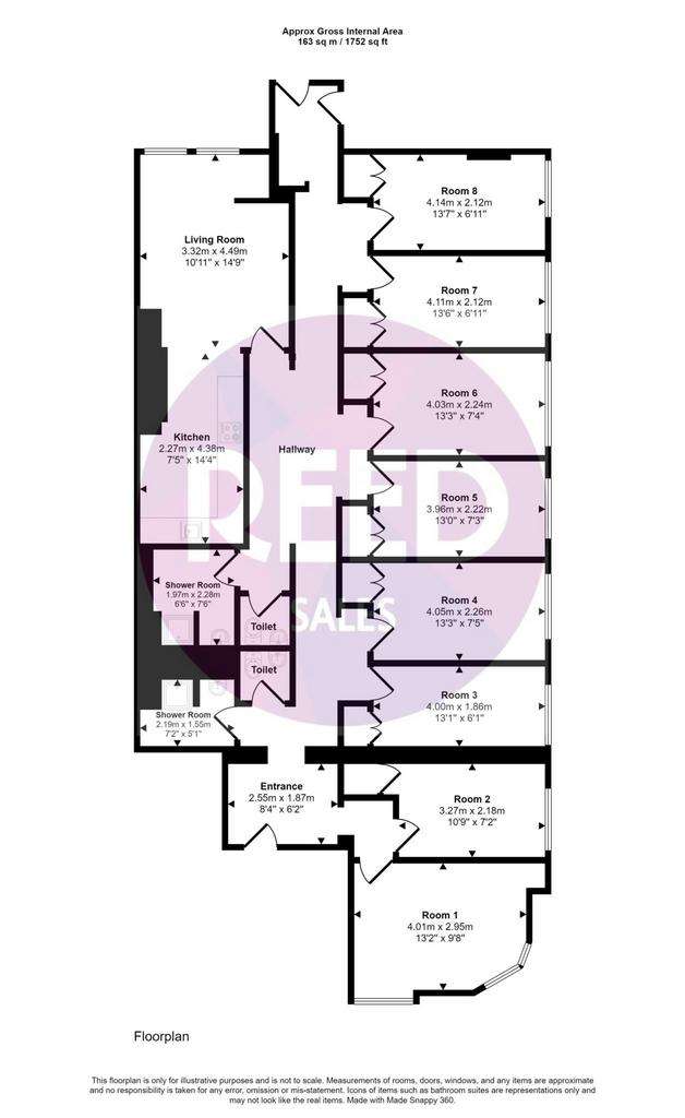 Room to rent - floorplan