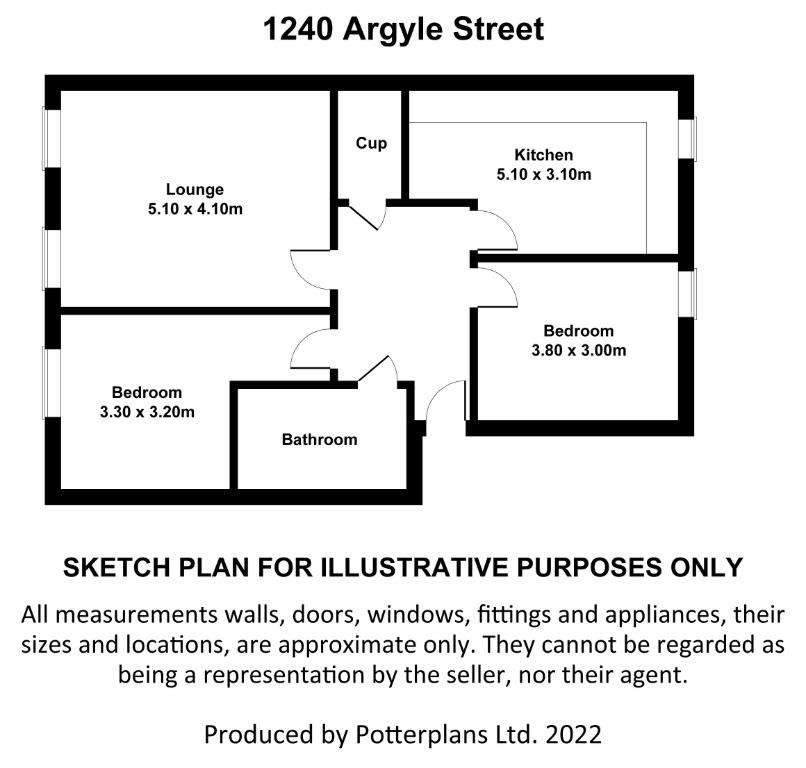 3 bedroom flat to rent - floorplan