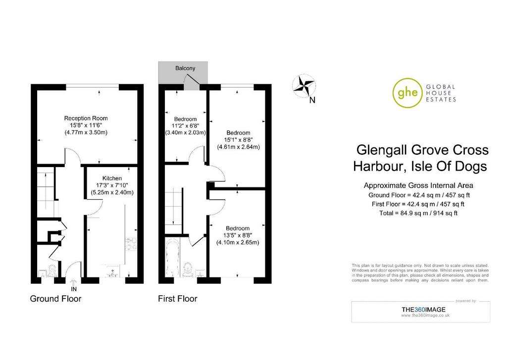 3 bedroom flat to rent - floorplan