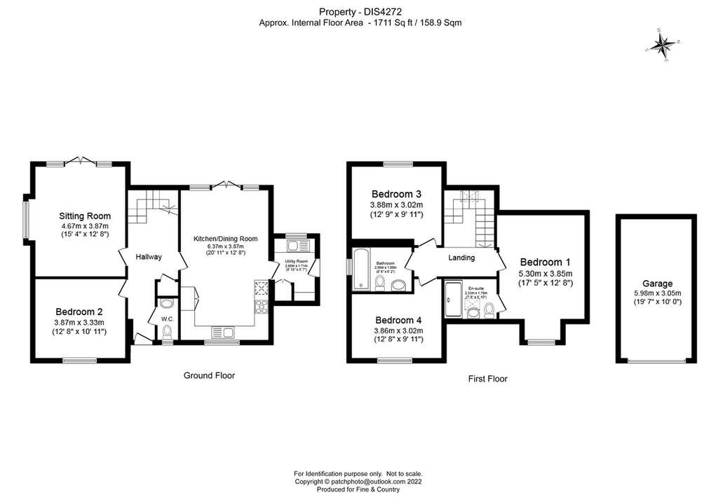 4 bedroom detached house for sale - floorplan