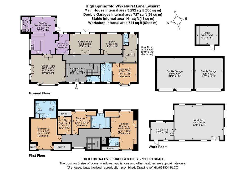 5 bedroom detached house for sale - floorplan