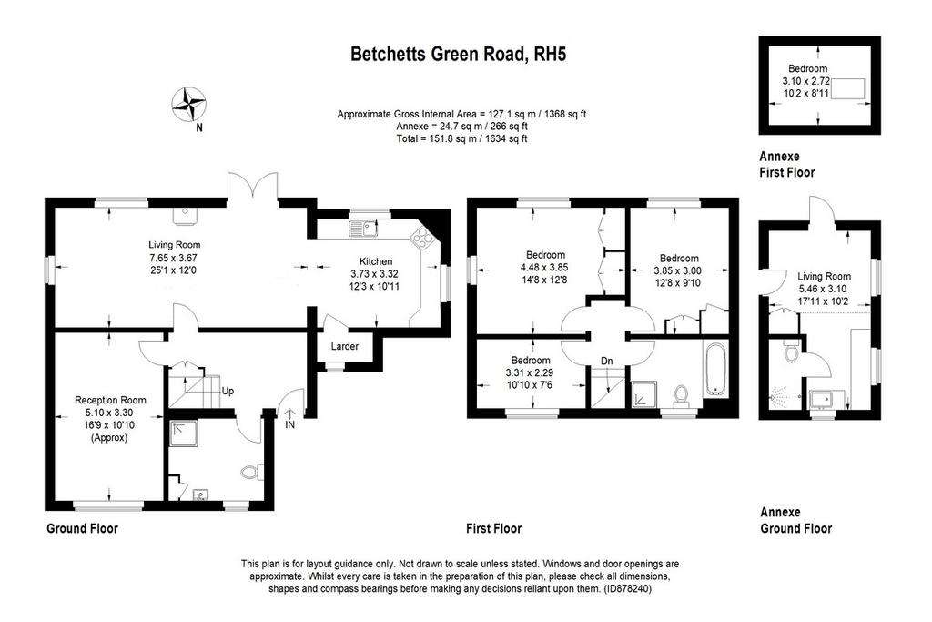 4 bedroom detached house to rent - floorplan