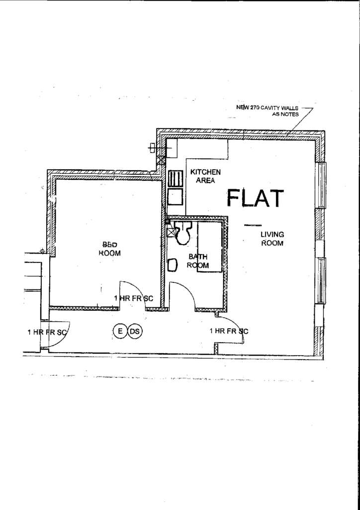 1 bedroom flat to rent - floorplan