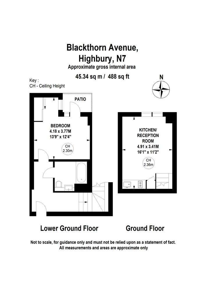 1 bedroom flat to rent - floorplan