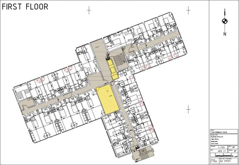 Studio flat for sale - floorplan