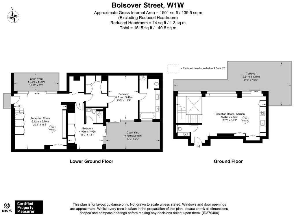 2 bedroom duplex apartment to rent - floorplan