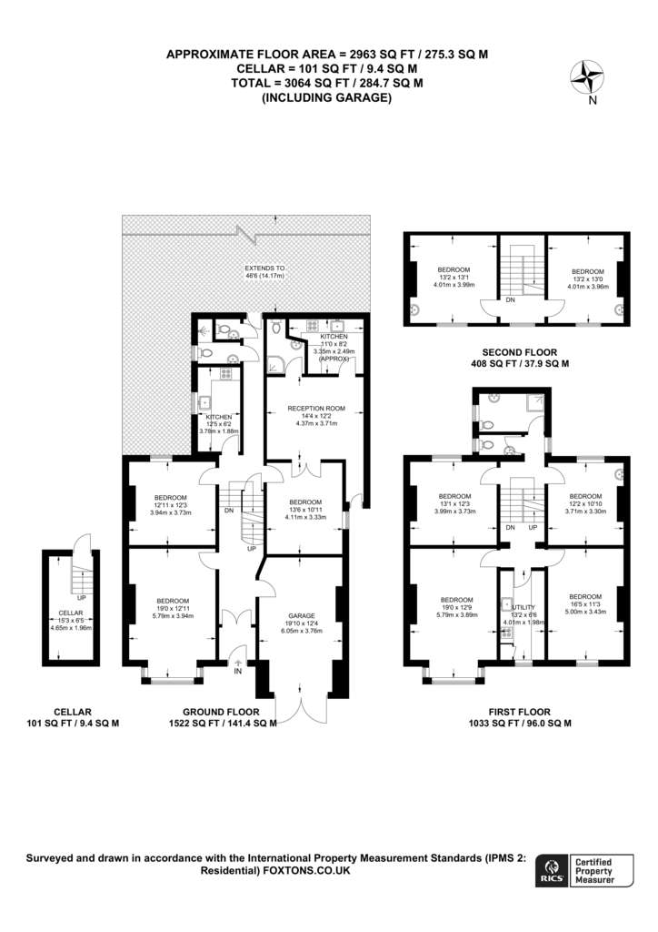 9 bedroom semi-detached house for sale - floorplan