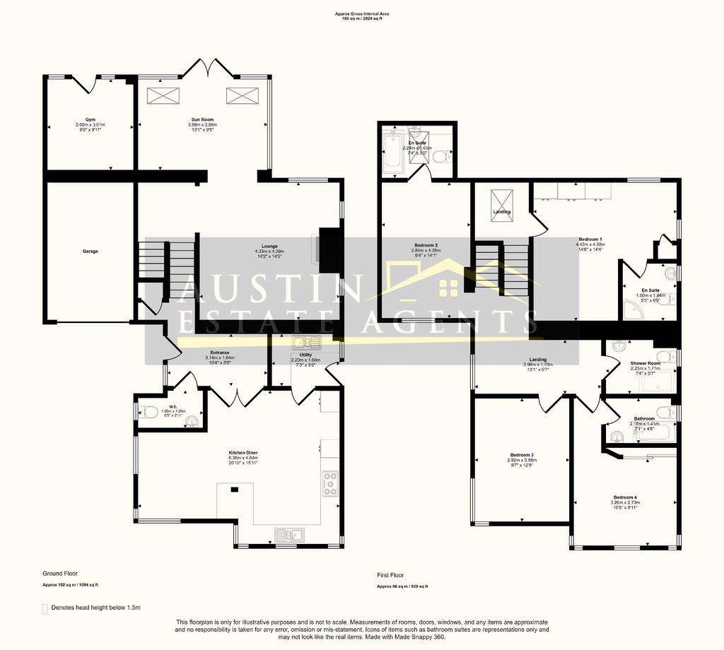 4 bedroom detached house for sale - floorplan