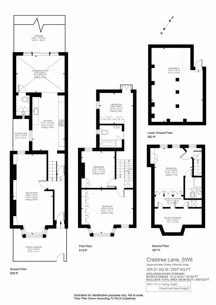 4 bedroom house to rent - floorplan