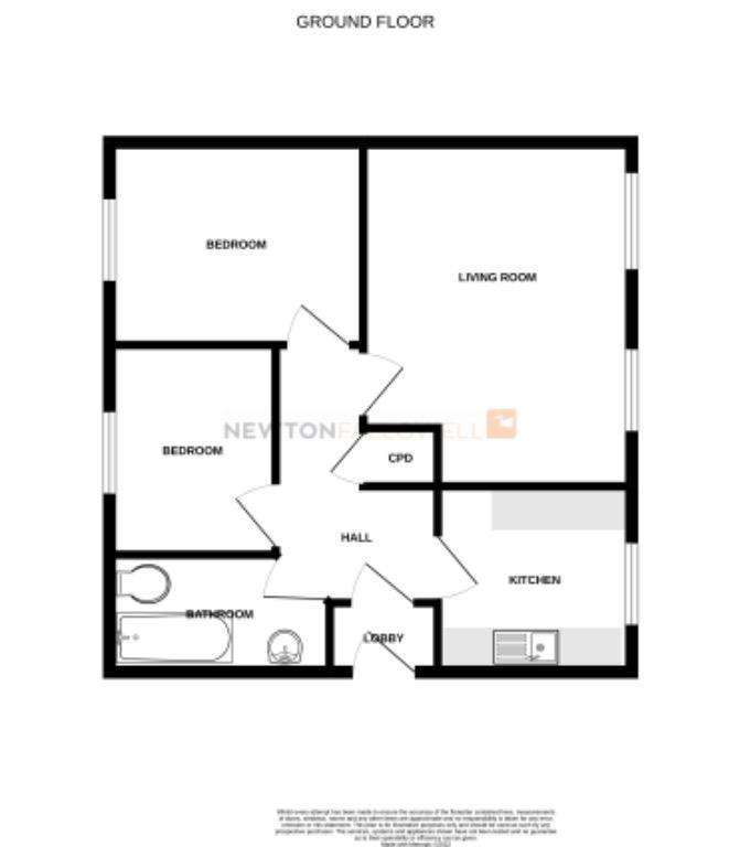 2 bedroom flat for sale - floorplan