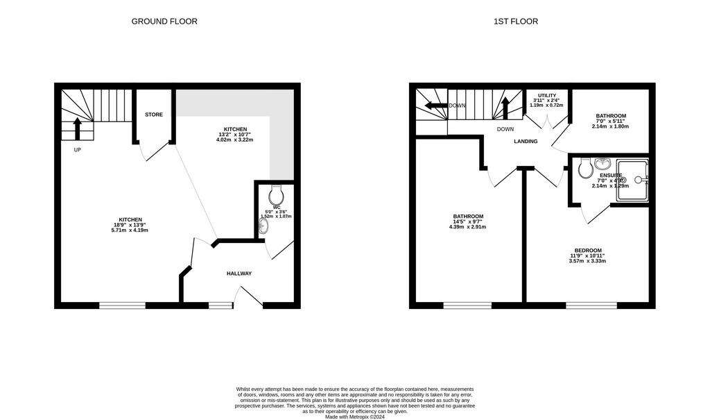 2 bedroom town house to rent - floorplan