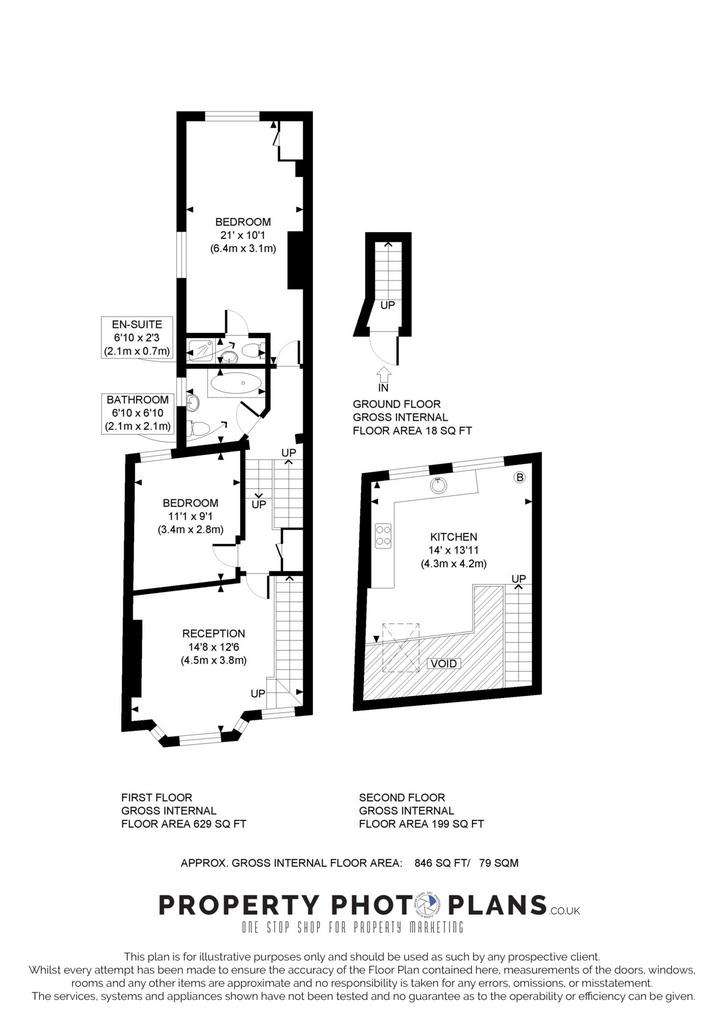 2 bedroom flat to rent - floorplan