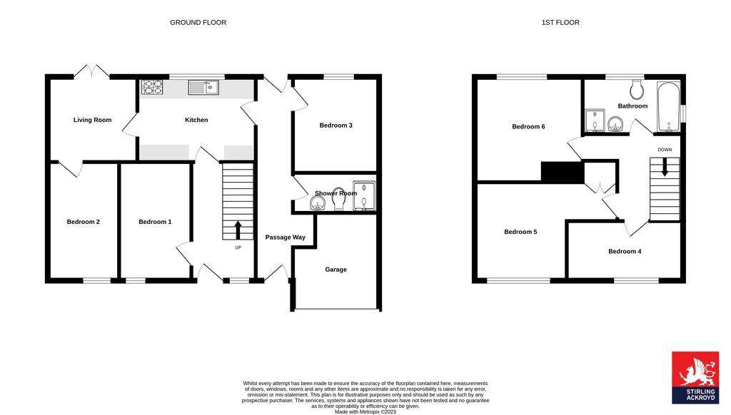 1 bedroom semi-detached house to rent - floorplan