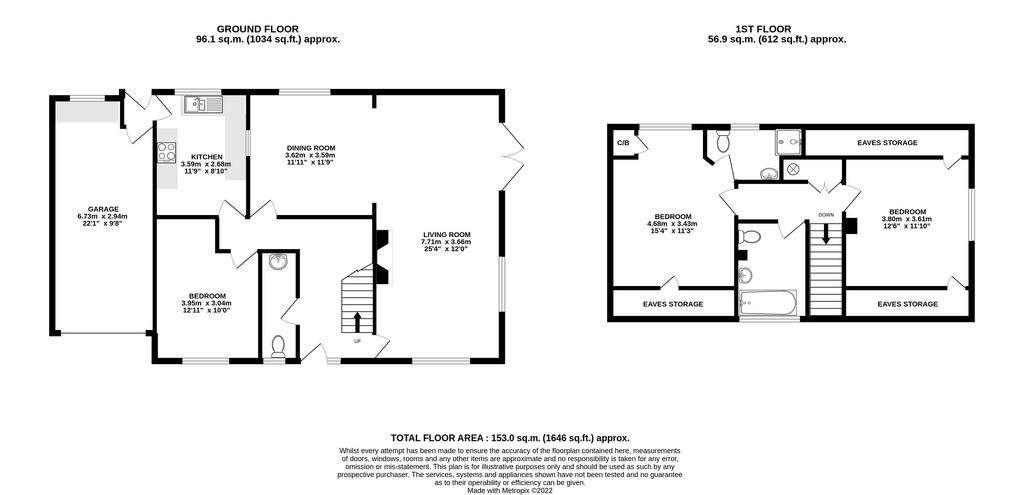 3 bedroom detached house for sale - floorplan