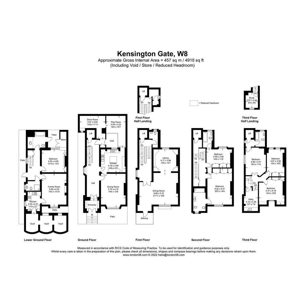 7 bedroom semi-detached house to rent - floorplan