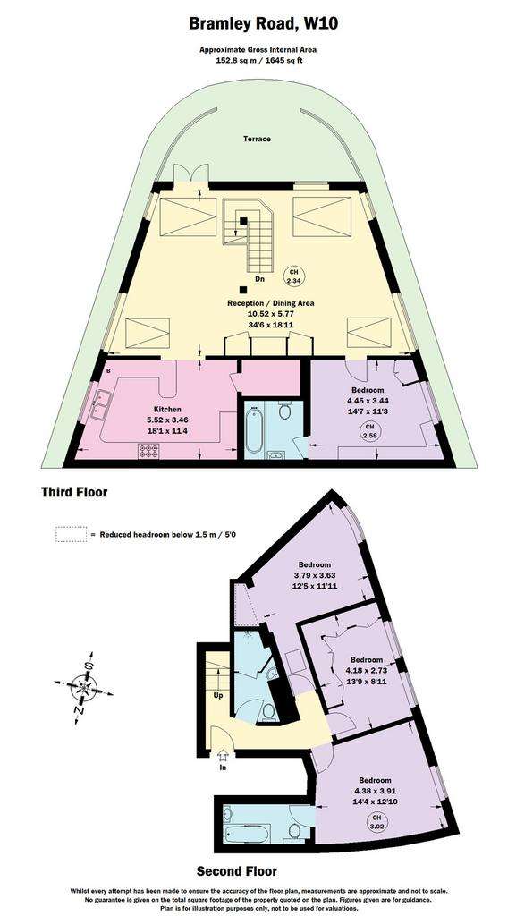 4 bedroom flat to rent - floorplan