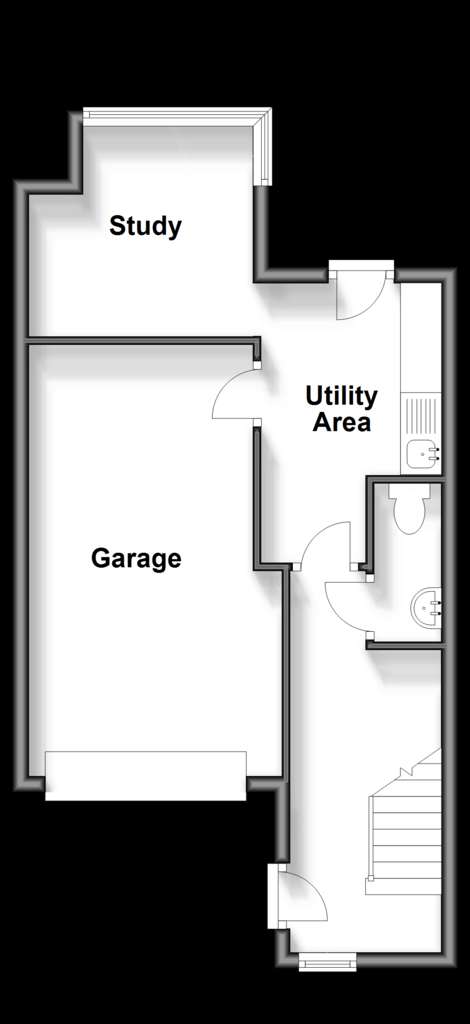 2 bedroom end of terrace house for sale - floorplan