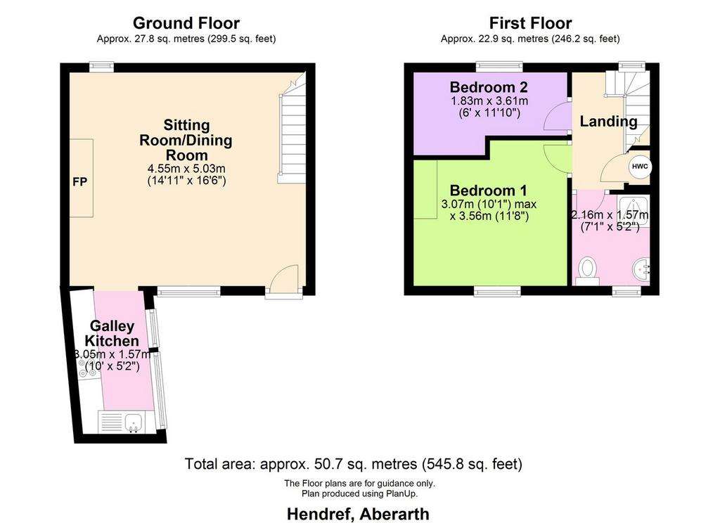 2 bedroom cottage for sale - floorplan