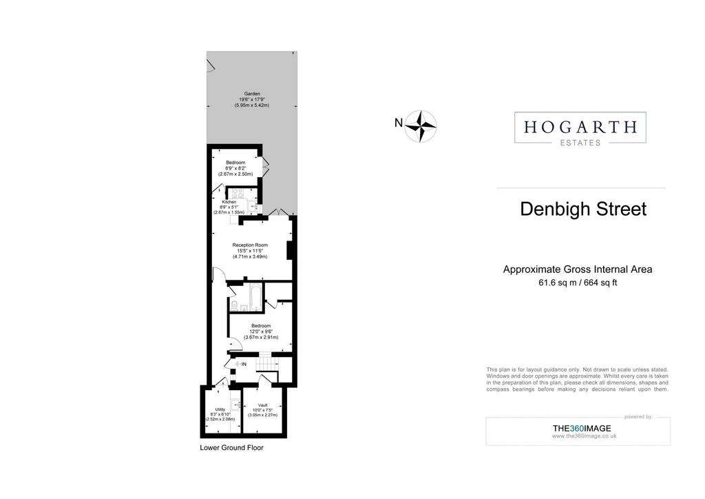 2 bedroom flat to rent - floorplan