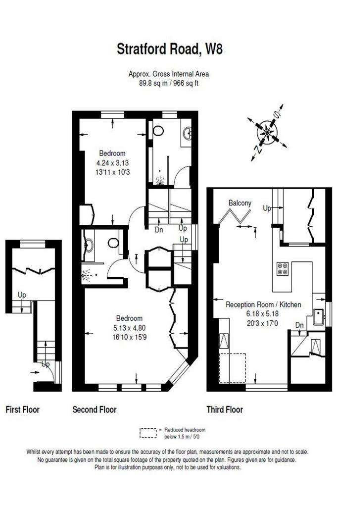 2 bedroom flat to rent - floorplan