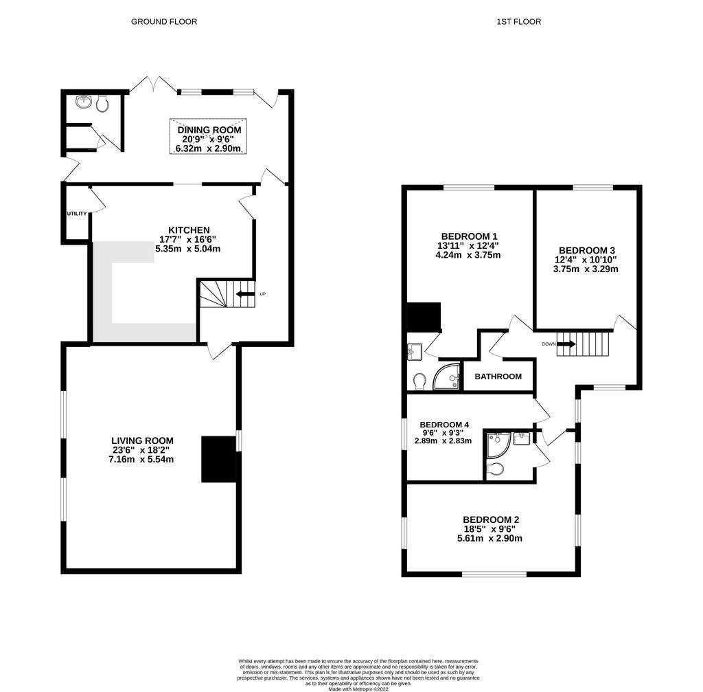 4 bedroom semi-detached house to rent - floorplan