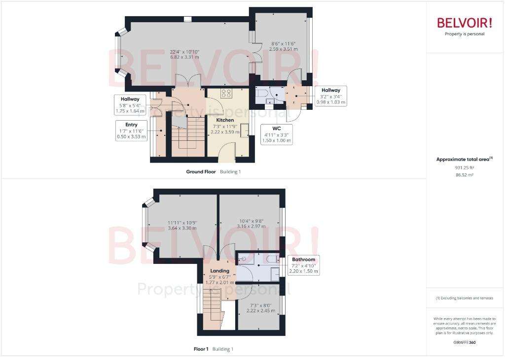 3 bedroom detached house to rent - floorplan