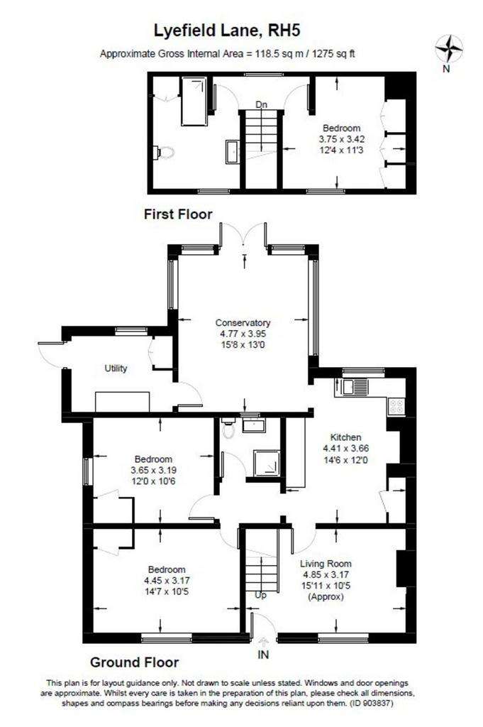 3 bedroom chalet to rent - floorplan