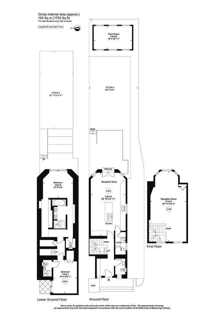 2 bedroom house to rent - floorplan