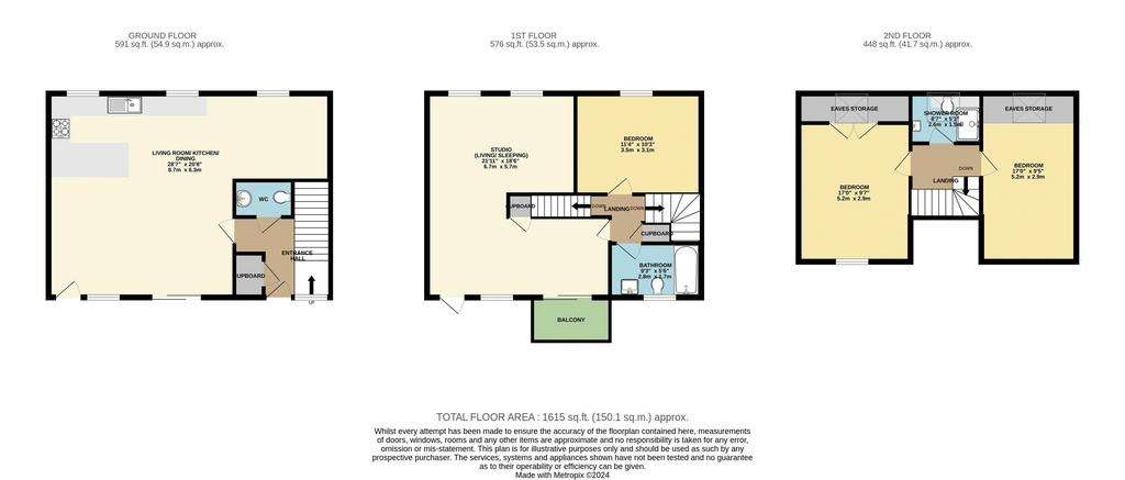 4 bedroom terraced house for sale - floorplan