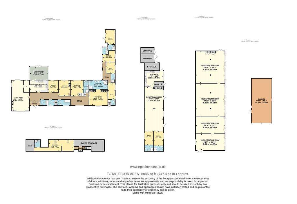 11 bedroom bungalow for sale - floorplan