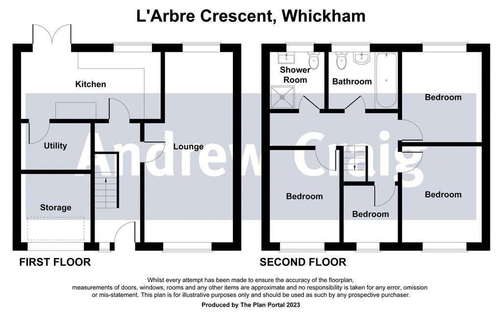 4 bedroom detached house for sale - floorplan