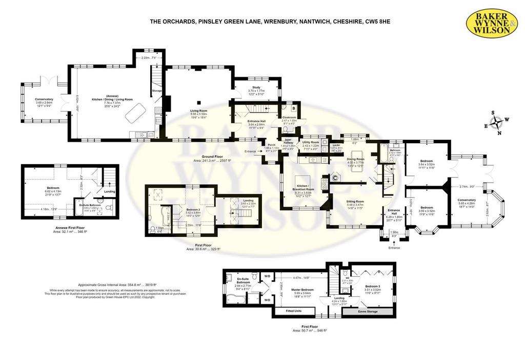 6 bedroom detached house for sale - floorplan