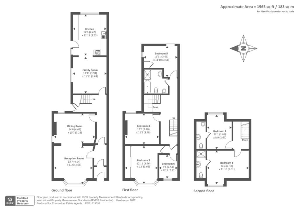 6 bedroom semi-detached house for sale - floorplan