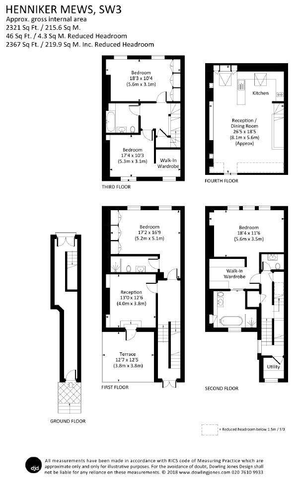 4 bedroom maisonette to rent - floorplan