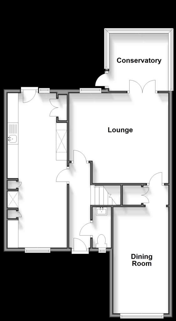 4 bedroom end of terrace house for sale - floorplan