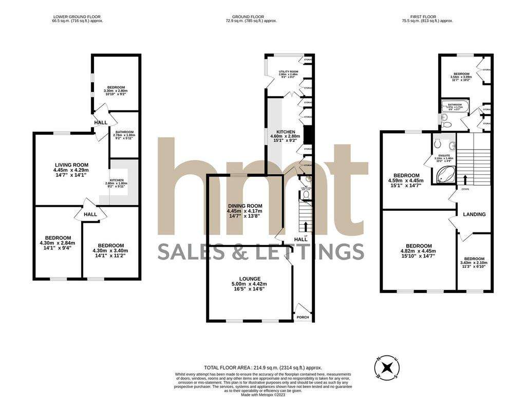 7 bedroom town house for sale - floorplan