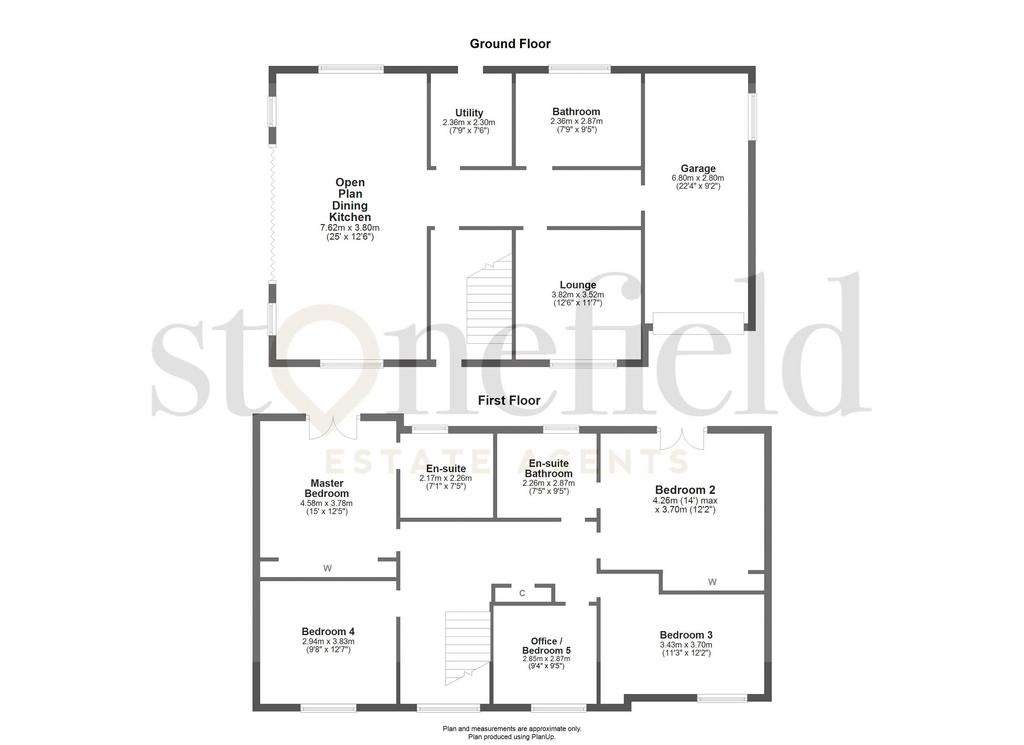 5 bedroom detached villa for sale - floorplan