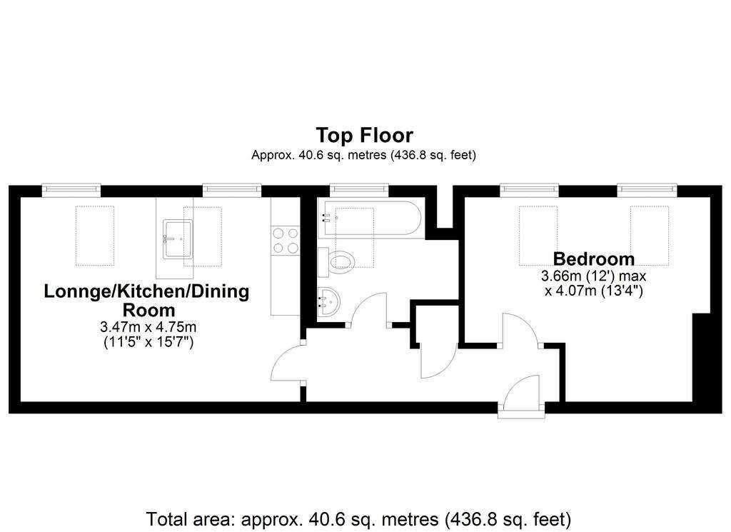 Plot for sale - floorplan