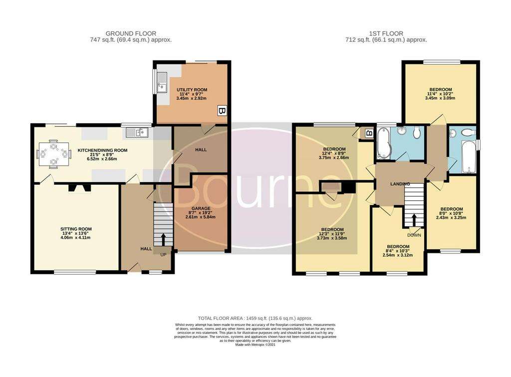 6 bedroom end of terrace house to rent - floorplan