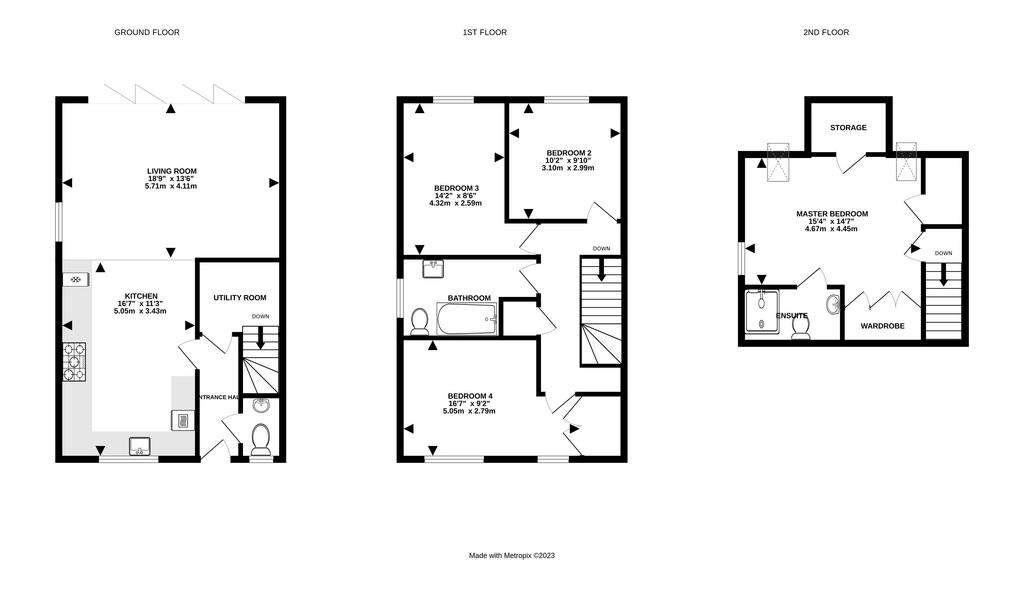 4 bedroom house for sale - floorplan