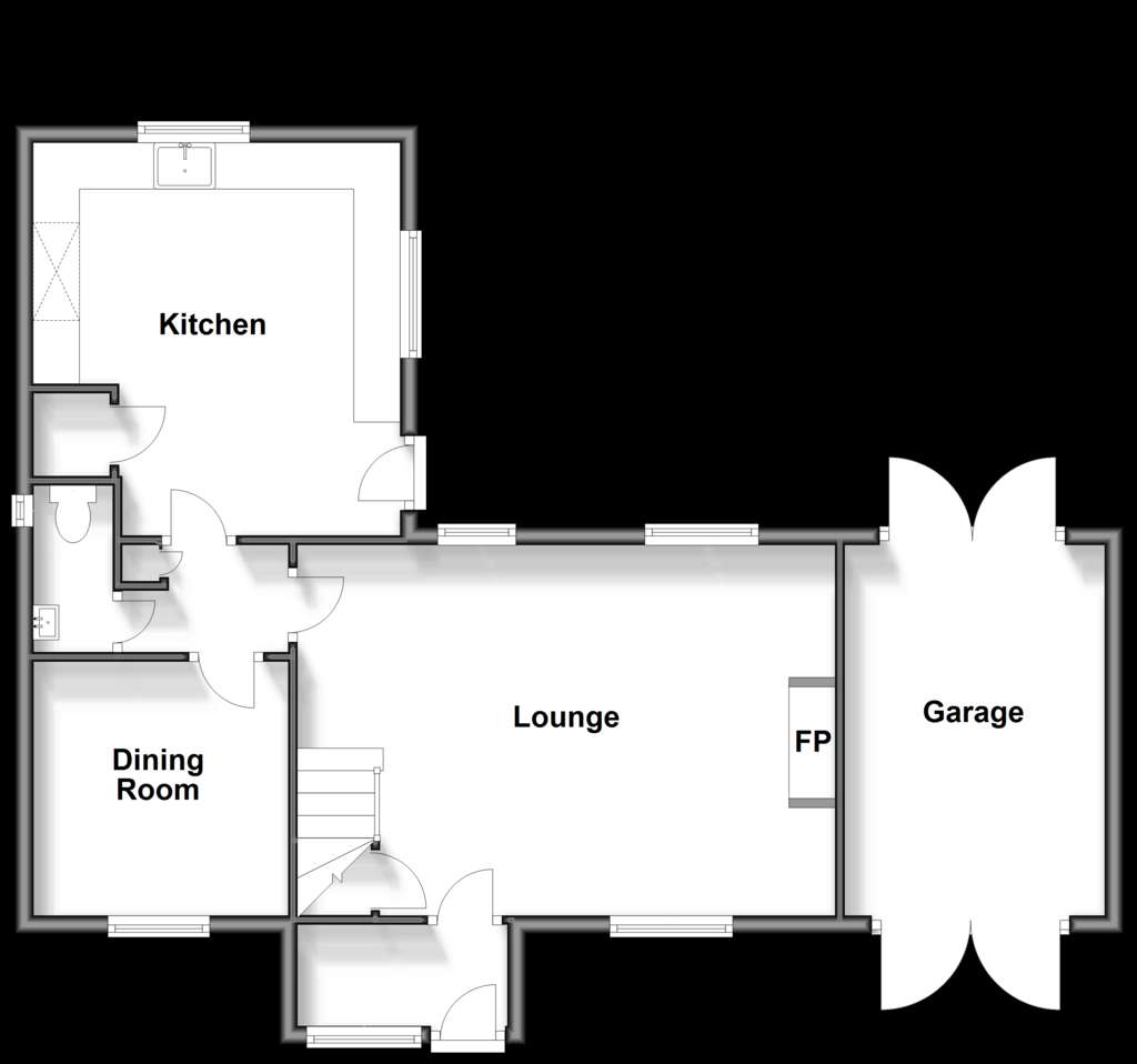 3 bedroom cottage for sale - floorplan