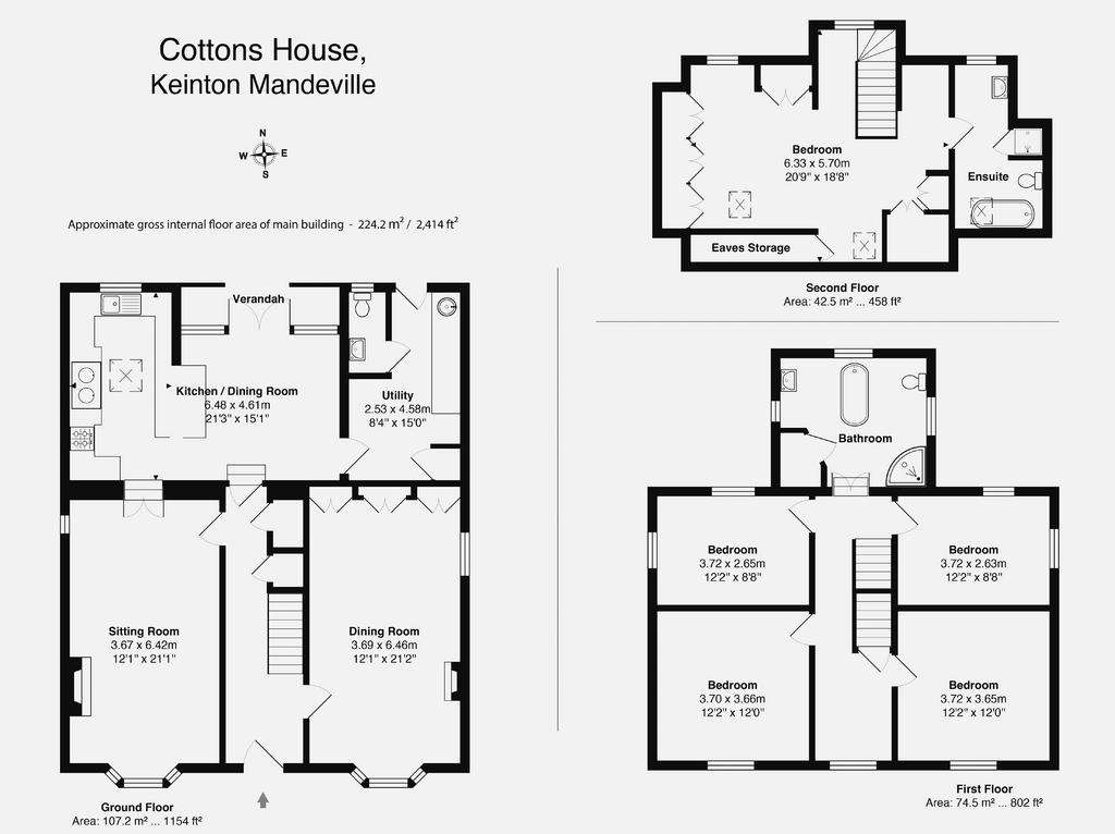 5 bedroom detached house for sale - floorplan