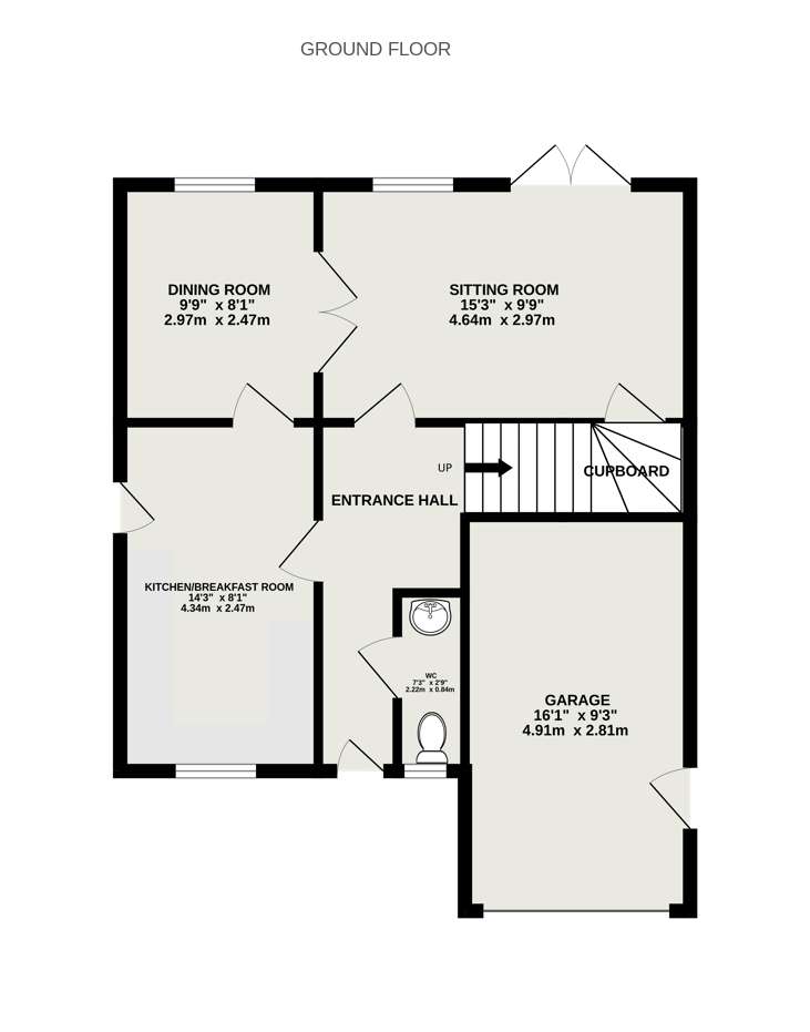 4 bedroom detached house for sale - floorplan