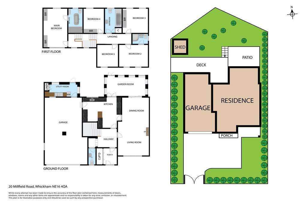 5 bedroom detached house for sale - floorplan