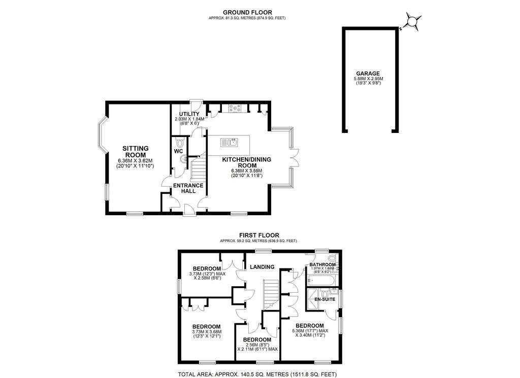 4 bedroom detached house for sale - floorplan