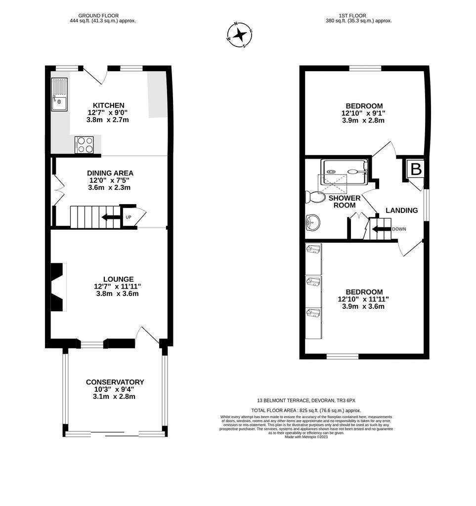 2 bedroom cottage for sale - floorplan