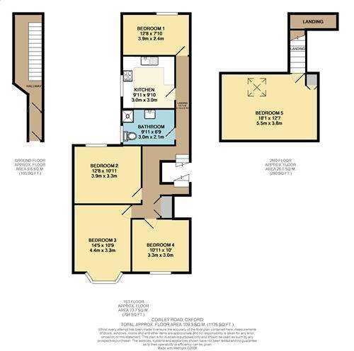 4 bedroom house to rent - floorplan